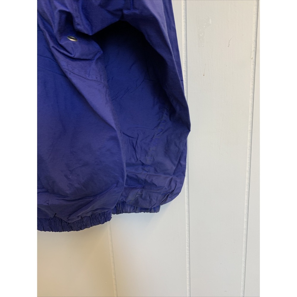 Vintage Pacific Trail Jacket Men's‎ Medium Coat Regular Rain Hiking Purple Green - Picture 12 of 13